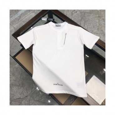 [스톤아일랜드]Stone Island 2020 Mens Crew-neck Cotton Short Sleeved Tshirts 