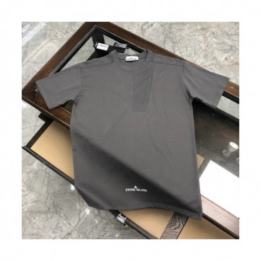 [스톤아일랜드]Stone Island 2020 Mens Crew-neck Cotton Short Sleeved Tshirts 