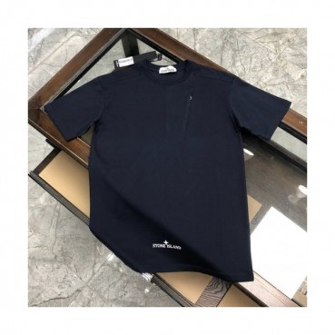 [스톤아일랜드]Stone Island 2020 Mens Crew-neck Cotton Short Sleeved Tshirts 