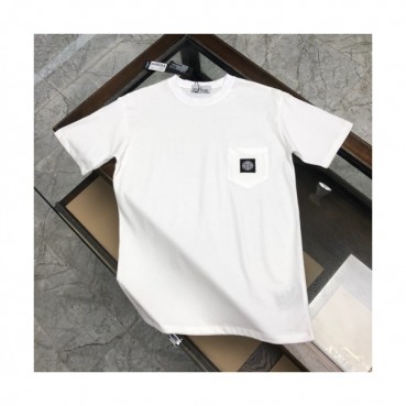 [스톤아일랜드]Stone Island 2020 Mens Crew-neck Cotton Short Sleeved Tshirts 