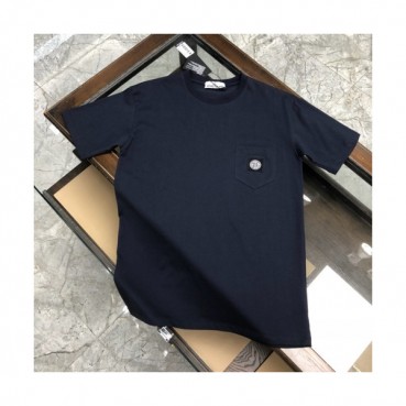 [스톤아일랜드]Stone Island 2020 Mens Crew-neck Cotton Short Sleeved Tshirts 