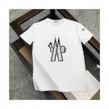 [매장판]Moncler 2020 Mens Logo Silket Crew-neck Short Sleeved Tshirts 