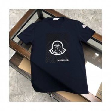 [매장판]Moncler 2020 Mens Logo Silket Crew-neck Short Sleeved Tshirts 