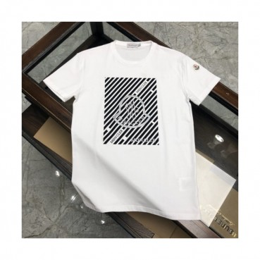[매장판]Moncler 2020 Mens Logo Silket Crew-neck Short Sleeved Tshirts 