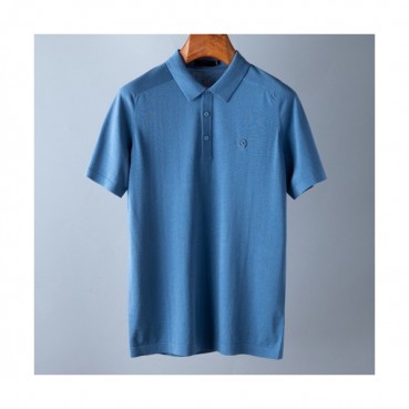 [루이비통]Louis vuitton 2020 Mens Logo Silket Short Sleeved Polo Tshirts - 루이비통 2020 남성 로고 실켓 폴로 반팔티 Lou01837x.Size(m 