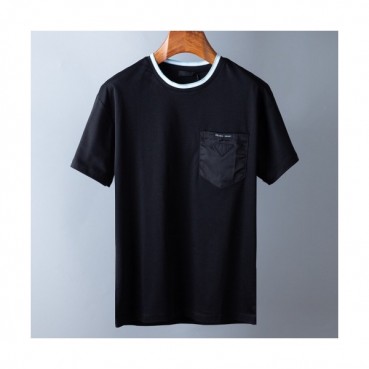 [프라다]Prada 2020 Mens Basic Logo Silket Short Sleeved Tshirts  - 프라다 2020 남성 베이직 로고 실켓 반팔티 Pra01043x.Size(s 