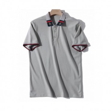 [매장판]Gucci 2020 Mens Logo Silket Short Sleeved Polo Tshirts - 구찌 2020 남성 로고 실켓 폴로 반팔티 Guc02717x.Size(m 