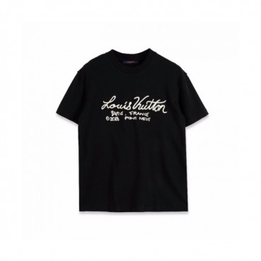 [루이비통]Louis vuitton 2020 Mens Logo  Cotton Short Sleeved Tshirts - 루이비통 2020 남성 로고 코튼 반팔티 Lou01828x.Size(xs 