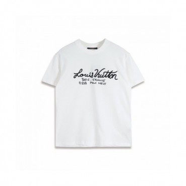 [루이비통]Louis vuitton 2020 Mens Logo  Cotton Short Sleeved Tshirts - 루이비통 2020 남성 로고 코튼 반팔티 Lou01827x.Size(xs 
