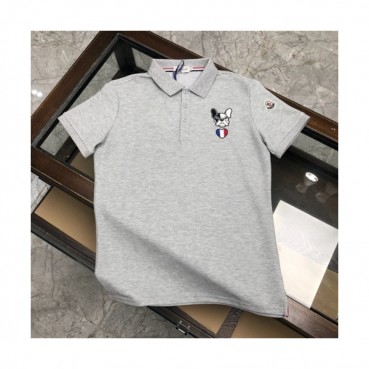 [매장판]Moncler 2020 Mens Logo Silket Short Sleeved Polo Tshirts - 몽클레어 2020 남성 로고 실켓 폴로 반팔티 Moc01696x.Size(m 