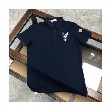 [매장판]Moncler 2020 Mens Logo Silket Short Sleeved Polo Tshirts - 몽클레어 2020 남성 로고 실켓 폴로 반팔티 Moc01694x.Size(m 