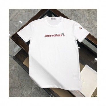 [매장판]Moncler 2020 Mens Logo Silket Crew-neck Short Sleeved Tshirts 