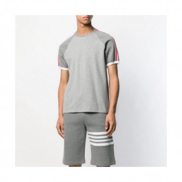 [톰브라운]Thom Browne 2020 Mens Casual Cotton Short Sleeved Tshirts - 톰브라운 2020 남성 로고 코튼 반팔티 Tho0767x.Size(s 