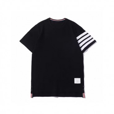[톰브라운]Thom Browne 2022 Mens Casual Cotton Short Sleeved Tshirts - 톰브라운 2022 남성 로고 코튼 반팔티 Tho0766x.Size(s 
