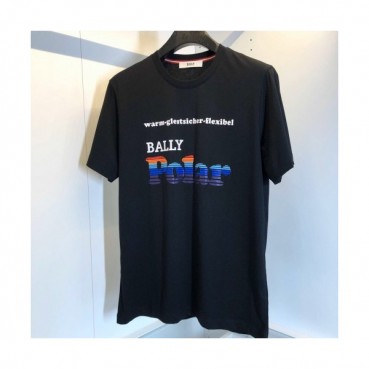 [발리]Bally 2020 Mens Printing Logo Cotton Short Sleeved Tshirts - 발리 2020 남성 프린팅 로고 코튼 반팔티 Bly0110x.Size(m 