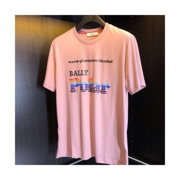 [발리]Bally 2020 Mens Printing Logo Cotton Short Sleeved Tshirts - 발리 2020 남성 프린팅 로고 코튼 반팔티 Bly0109x.Size(m 