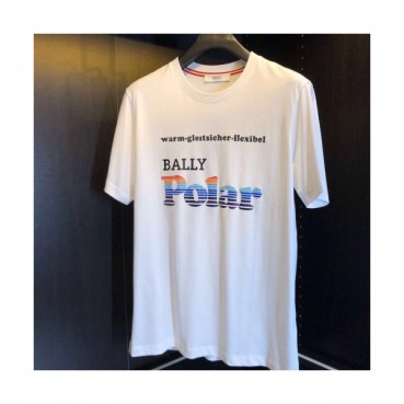 [발리]Bally 2020 Mens Printing Logo Cotton Short Sleeved Tshirts - 발리 2020 남성 프린팅 로고 코튼 반팔티 Bly0108x.Size(m 