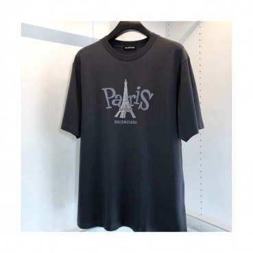 [발렌시아가]Balenciaga 2020 Mm/Wm Logo Cotton Short Sleeved Tshirts - 발렌시아가 2020 남자 로고 오버사이즈 코튼 반팔티 Bal0625x.Size(s 