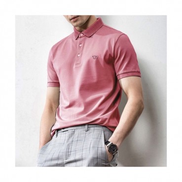 Bottega Veneta Mens Business Polo Short-sleeved Tshirts 
