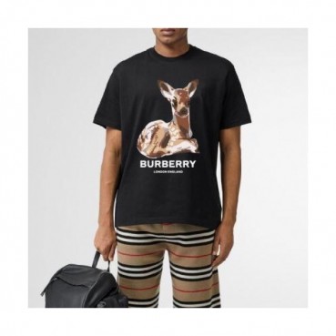 [버버리]Burberry 2020 Mm/Wm Logo Cotton Short Sleeved Tshirts - 버버리 2020 남자 로고 코튼 반팔티 Bur02626x.Size(xs 