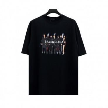 [발렌시아가]Balenciaga 2020 Mm/Wm Logo Cotton Short Sleeved Tshirts - 발렌시아가 2020 남자 로고 오버사이즈 코튼 반팔티 Bal0622x.Size(xs 