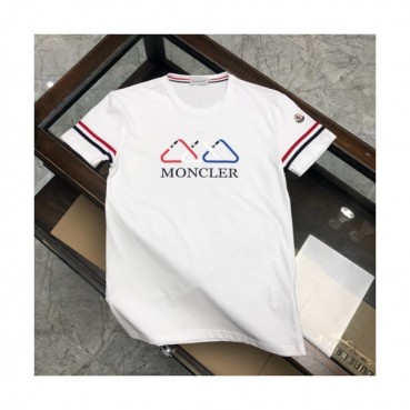 [매장판]Moncler 2020 Mens Logo Silket Crew-neck Short Sleeved Tshirts 