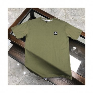 [스톤아일랜드]Stone Island 2020 Mens Crew-neck Cotton Short Sleeved Tshirts 