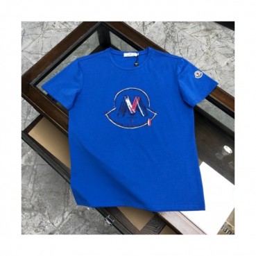 [매장판]Moncler 2020 Mens Logo Silket Crew-neck Short Sleeved Tshirts 