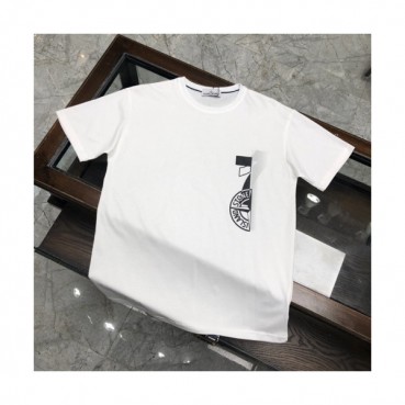 [스톤아일랜드]Stone Island 2020 Mens Crew-neck Cotton Short Sleeved Tshirts 