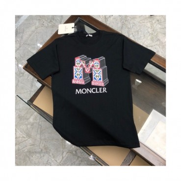 [매장판]Moncler 2020 Mens Logo Silket Crew-neck Short Sleeved Tshirts 