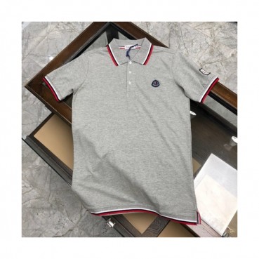 [매장판]Moncler 2020 Mens Logo Cotton Short Sleeved Polo Tshirts - 몽클레어 2020 남성 로고 코튼 폴로 반팔티 Moc01651x.Size(m 