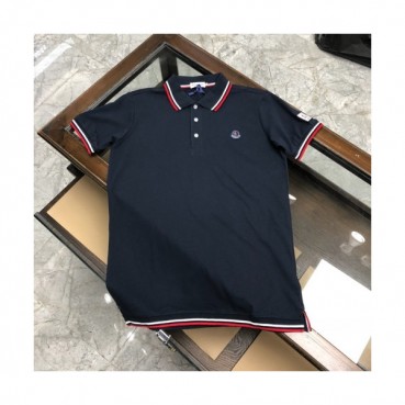 [매장판]Moncler 2020 Mens Logo Cotton Short Sleeved Polo Tshirts - 몽클레어 2020 남성 로고 코튼 폴로 반팔티 Moc01650x.Size(m 