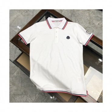 [매장판]Moncler 2020 Mens Logo Cotton Short Sleeved Polo Tshirts - 몽클레어 2020 남성 로고 코튼 폴로 반팔티 Moc01649x.Size(m 