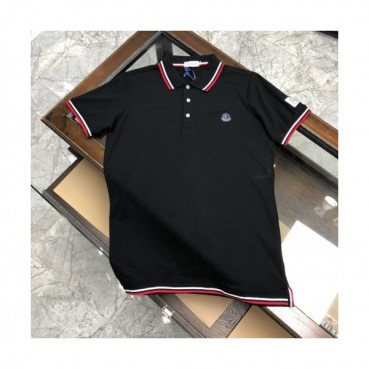 [매장판]Moncler 2020 Mens Logo Cotton Short Sleeved Polo Tshirts - 몽클레어 2020 남성 로고 코튼 폴로 반팔티 Moc01648x.Size(m 