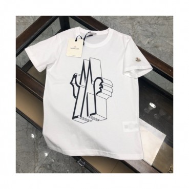 [매장판]Moncler 2020 Mens Logo Silket Crew-neck Short Sleeved Tshirts 