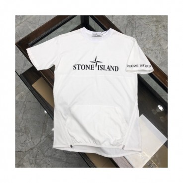 [스톤아일랜드]Stone Island 2020 Mens Crew-neck Cotton Short Sleeved Tshirts 