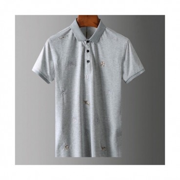 [버버리]Burberry 2020 Mens Logo Silket Short Sleeved Polo Tshirts - 버버리 2020 남성 로고 실켓 폴로 반팔티 Bur02612x.Size(m 