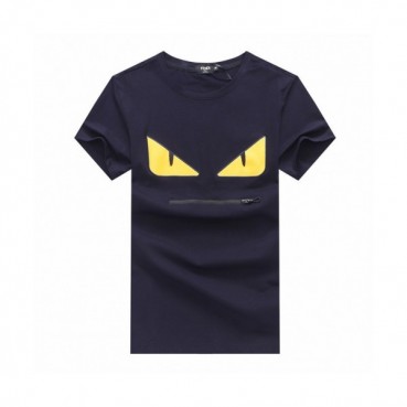 [펜디]Fendi 2020 Mens Logo Casual Cotton Short Sleeved Tshirts - 펜디 2020 남성 로고 캐쥬얼  코튼 반팔티 Fen0684x.Size(m 