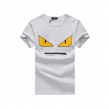 [펜디]Fendi 2020 Mens Logo Casual Cotton Short Sleeved Tshirts - 펜디 2020 남성 로고 캐쥬얼  코튼 반팔티 Fen0683x.Size(m 