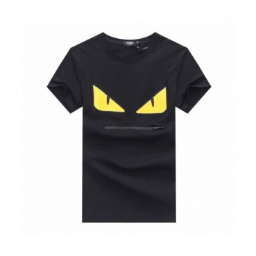 [펜디]Fendi 2020 Mens Logo Casual Cotton Short Sleeved Tshirts - 펜디 2020 남성 로고 캐쥬얼  코튼 반팔티 Fen0682x.Size(m 