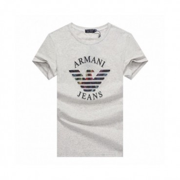 [알마니]Armani 2020 Mens Logo Silket Short Sleeved Tshirts - 알마니 2020 남성 로고 실켓 반팔티 Arm0684x.Size(m 