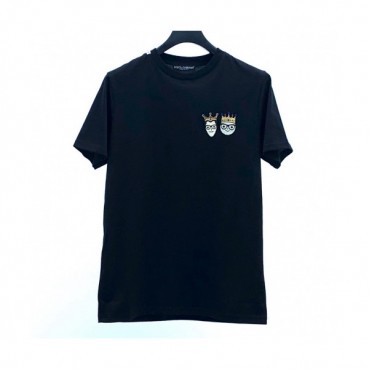 [돌체앤가바나]Dolce&Gabbana 2020 Mens Logo Silket Short Sleeved Tshirts - 돌체앤가바나 2020 남성 로고 실켓 반팔티 Dol0286x.Size(m 