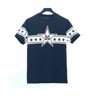 [돌체앤가바나]Dolce&Gabbana 2020 Mens Logo Silket Short Sleeved Tshirts - 돌체앤가바나 2020 남성 로고 실켓 반팔티 Dol0284x.Size(m 