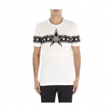 [돌체앤가바나]Dolce&Gabbana 2020 Mens Logo Silket Short Sleeved Tshirts - 돌체앤가바나 2020 남성 로고 실켓 반팔티 Dol0264x.Size(m 
