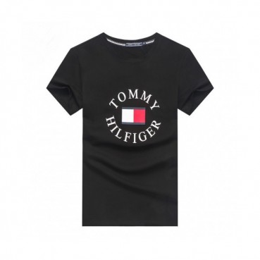[토미]Tommy 2020 Mens Logo Silket Short Sleeved Tshirts - 토미 2020 남성 로고 실켓 반팔티 Tomy0036x.Size(m 