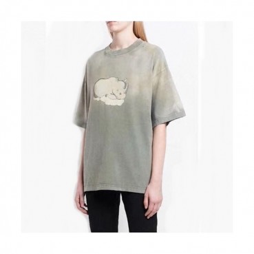 [발렌시아가]Balenciaga 2020 Mm/Wm Logo Cotton Short Sleeved Tshirts - 발렌시아가 2020 남자 로고 오버사이즈 코튼 반팔티 Bal0606x.Size(xs 
