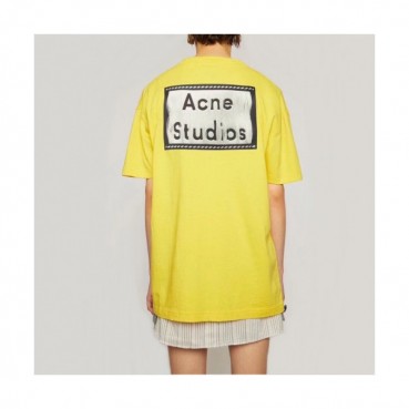 [아크네]Acne 2020 Studios Mm/Wm Logo Cotton Short Sleeved Tshirts - 아크네 스튜디오 2020 남자 로고 코튼 반팔티 Acn0068x.Size(xs 