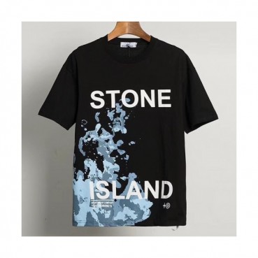 [스톤아일랜드]Stone Island 2020 Mens Crew-neck Cotton Short Sleeved Tshirts 