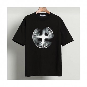 [스톤아일랜드]Stone Island 2020 Mens Crew-neck Cotton Short Sleeved Tshirts 