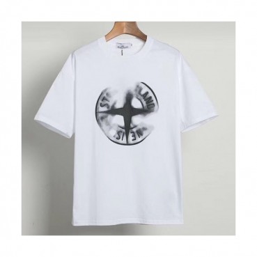 [스톤아일랜드]Stone Island 2020 Mens Crew-neck Cotton Short Sleeved Tshirts 